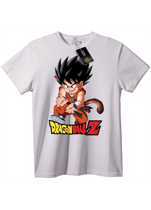 Dragon Ball Z Goku póló, fehér, XL