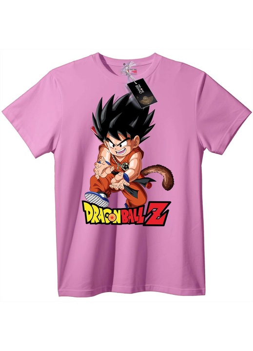 Dragon Ball Z Goku póló, rózsaszín, 7XL