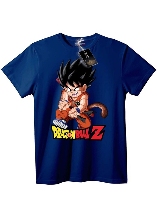 Dragon Ball Z Goku póló, sötétkék, 5XL