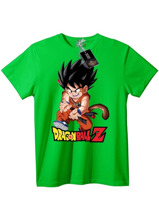 Dragon Ball Z Goku póló, Világoszöld, 5XL