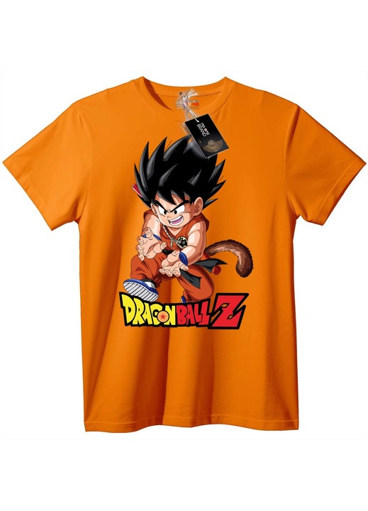Dragon Ball Z Goku póló, narancssárga, XL