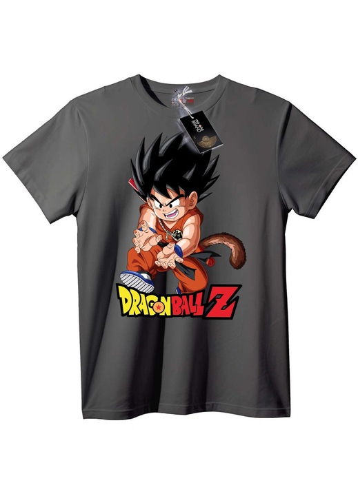 Dragon Ball Z Goku póló, szürke, 5XL