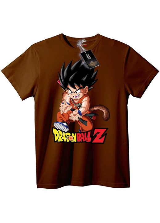 Dragon Ball Z Goku póló, barna, 2XL