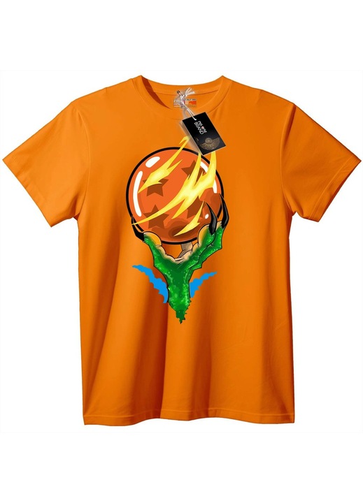 Dragon Ball póló, narancssárga, Narancssárga