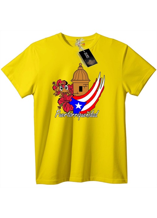 Póló büszkeséggel Puerto Rico iránt, Sárga