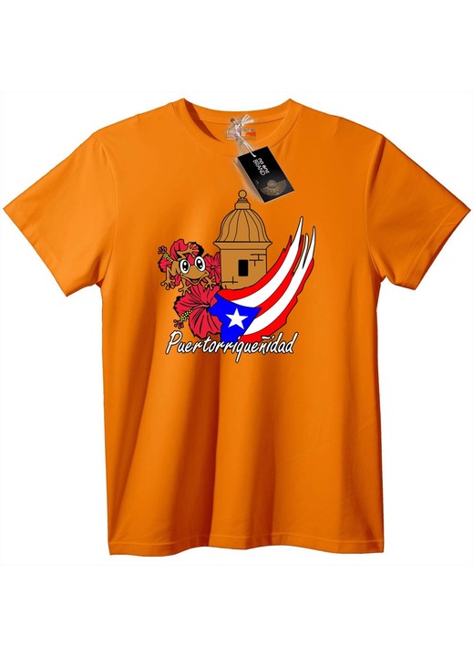 Póló büszkeséggel Puerto Rico iránt, Narancssárga