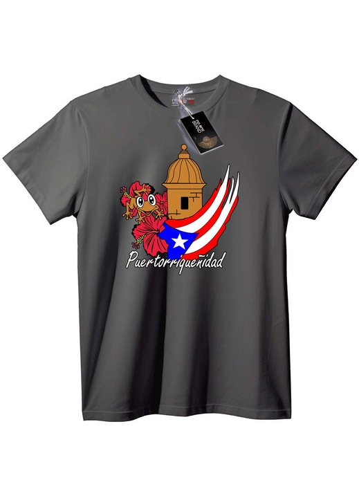 Póló büszkeséggel Puerto Rico iránt, Szürke