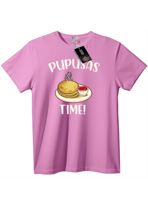 Pupusas Idő Póló, Candy Pink
