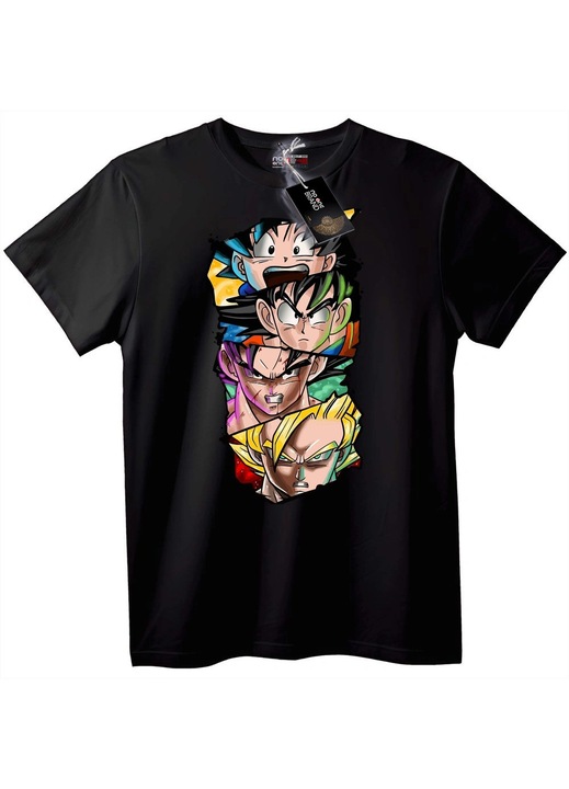 Dragon Ball Z Karakterek Póló, Fekete