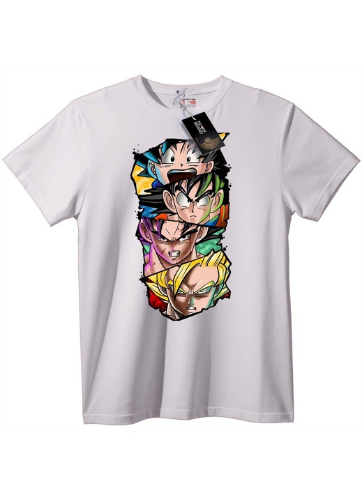 Dragon Ball Z Karakterek Póló, Fehér