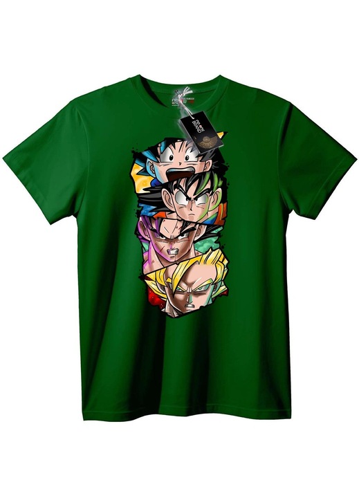 Dragon Ball Z Karakterek Póló, Angolzöld