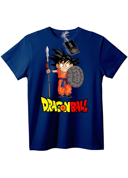 Dragon Ball Goku póló, sötétkék, 3XL