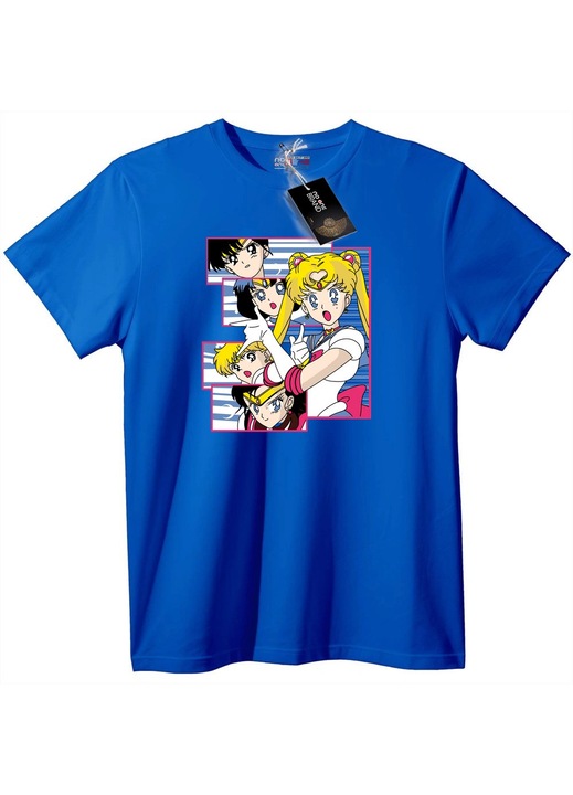Sailor Moon és Barátai póló, Kék