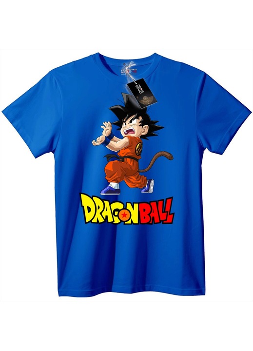 Dragon Ball Goku póló, kék, M