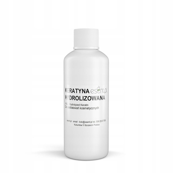 Keratina hidrolizata Esent, 100 ml, pentru ingrijirea parului si unghiilor, ambalaj lichid, pH 4,0-6,0