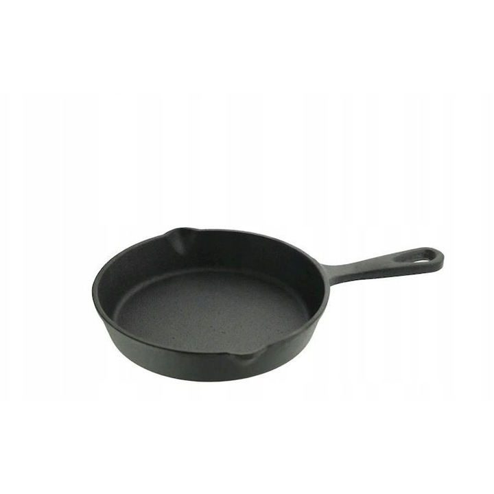 Öntöttvas serpenyő, MPLCO, 20 cm, stílusos design, 4 mm vastagság, főzéshez és tálaláshoz