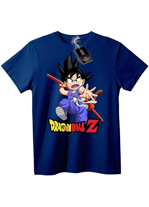 Tricou Dragon Ball Z Goku, Albastru închis, 4XL