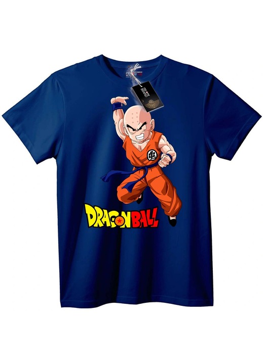 Tricou Dragon Ball Krillin, Bleumarin