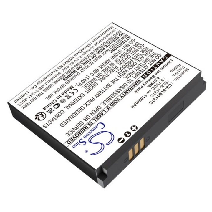 Cameron sino li-ion akkumulátor, 3.7v, 1100mAh, kompatibilis samsung slb-1137c -vel