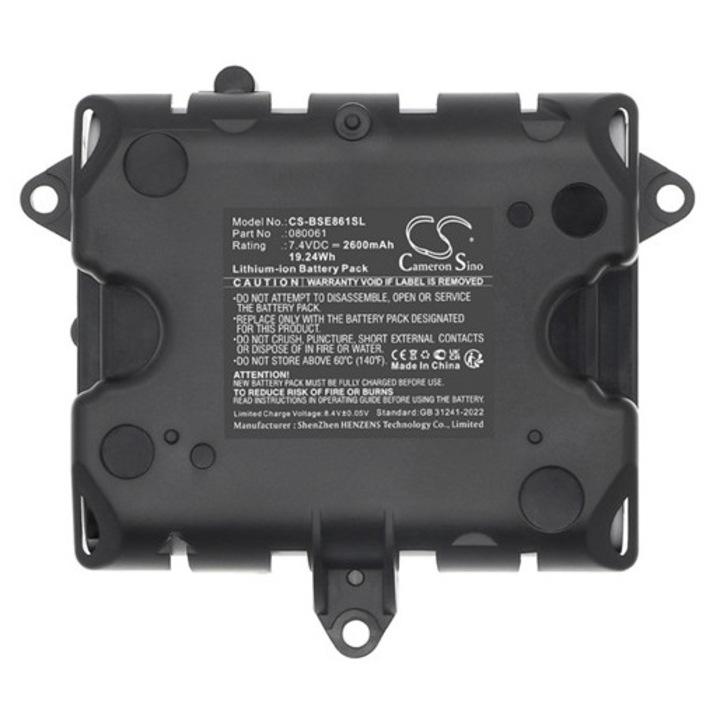 Cameron sino li-ion akkumulátor, 7.4v, 2600mAh, kompatibilis bose 080061 -vel