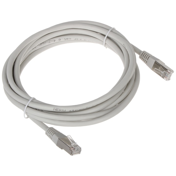 PATCHCORD RJ45 FTP кабели 6, 3.0 м, сив