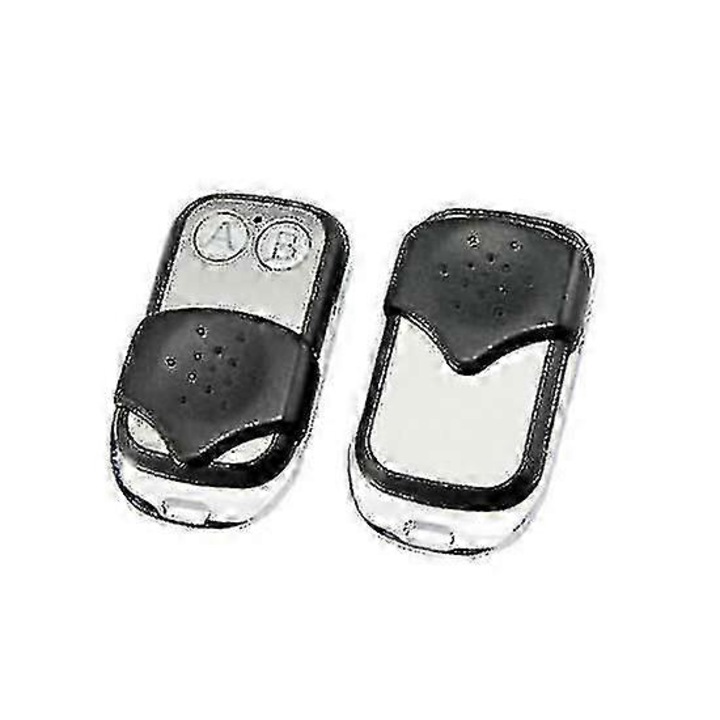 Telecomanda Ecostar RSC2 RSE2 433MHz cu 4 canale, set, pentru usi de garaj, include baterie, manual in engleza