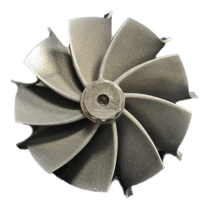 TTS autóturbina, 9 lapátos, nagy áramlású rotor, 49x55mm