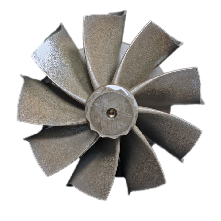 Turbina kerék tengely, nagy áramlású, 9 lapátos B03 55/60 012-0188