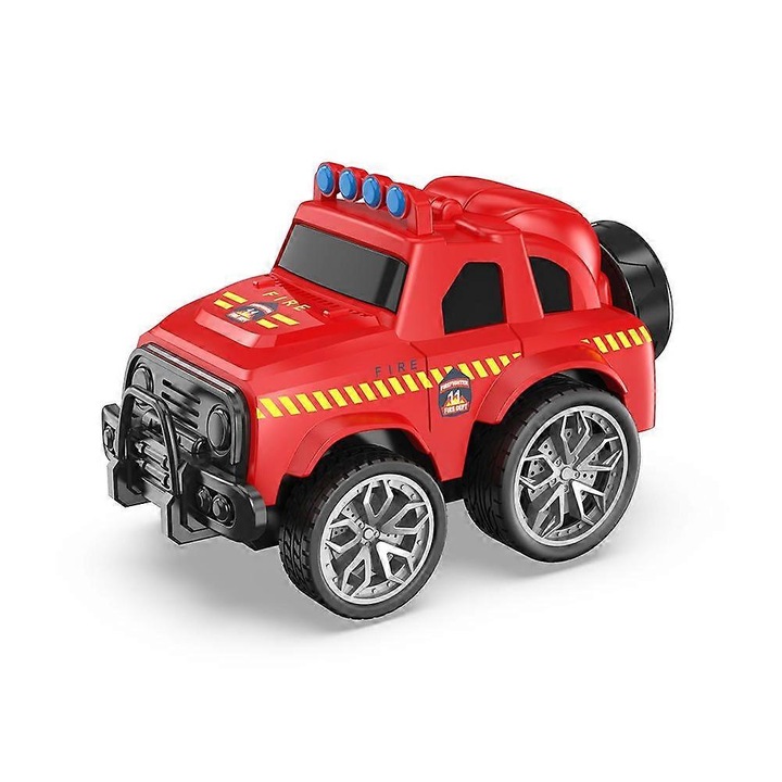 Masinuta off-road cu sistem de propulsie, set jucarie, 10cm, multicolor