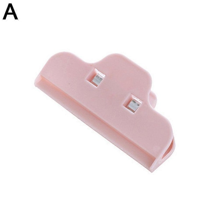 Clips de sigilare pentru pungi alimentare, 10x5cm, multicolor, set de 1 buc.