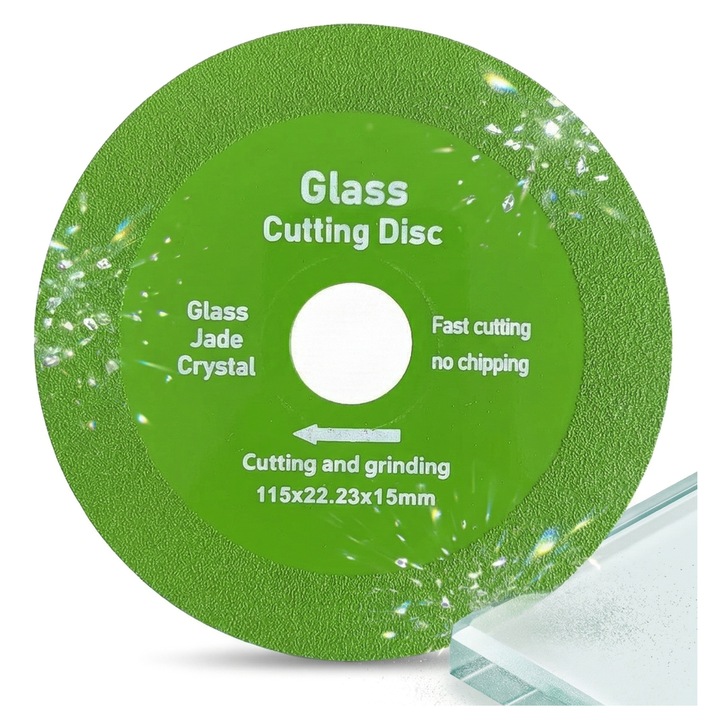 Disc diamantat 125 mm, PIXEL, pentru taiere si slefuire, utilizare pe sticla, ceramica, gresie, marmura, taiere umeda si uscata