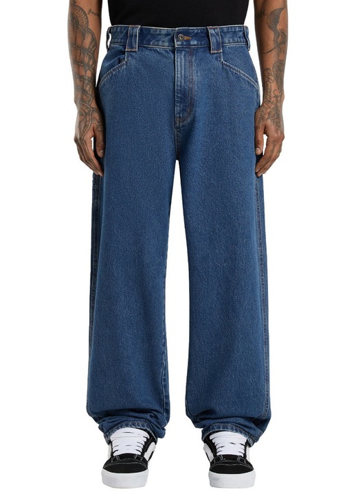 Мъжки дънки Dickies Mike Anderson, еластичен деним, стеснен крачол, предни джобове, син, 30 US