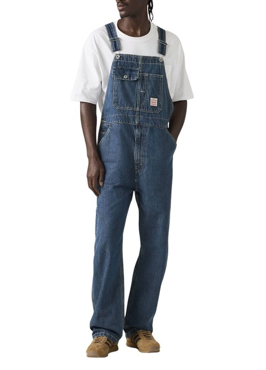 Férfi overál, Levi's, laza szabású, kék, 100% pamut farmer, M INTL