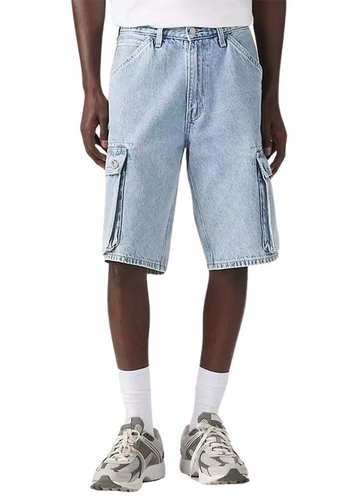 Мъжки дънки Levi's, baggy модел, светлосин, 100% памук, с практични джобове, 32 US