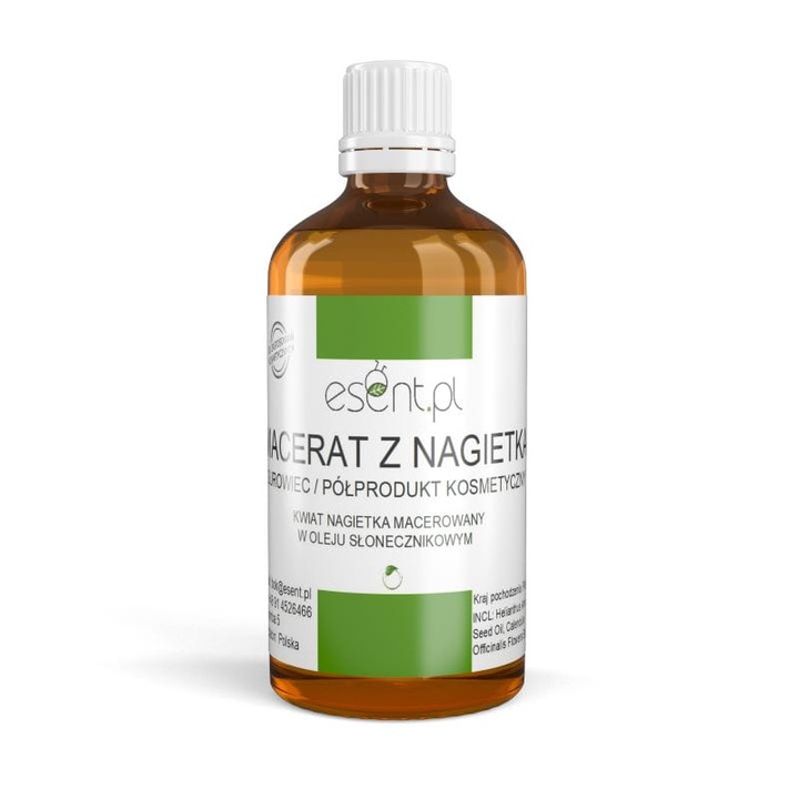 Esent kozmetikai olaj, körömvirág macerátum, 50ml, regeneráló tulajdonságokkal, száraz és sérült bőrre