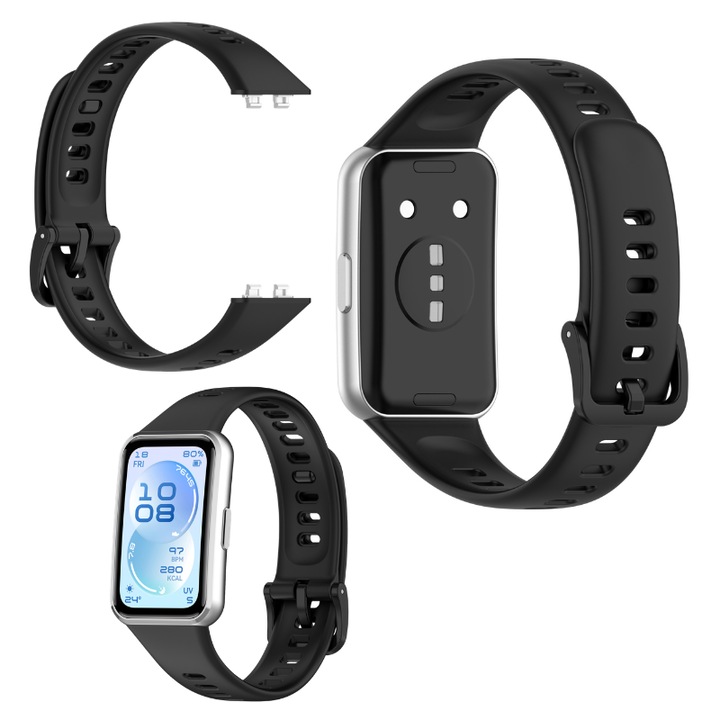 Pasek set pentru smartwatch, MARTECH, silicon, multicolor, 20x205mm