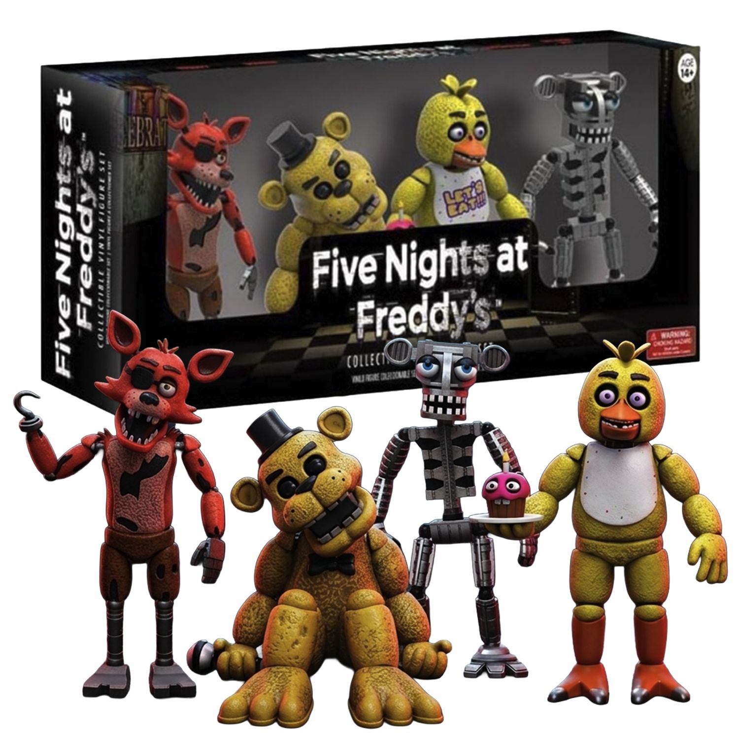 Set figurine FNAF Five Nights At Freddy's, 3/4/5 piese, plastic