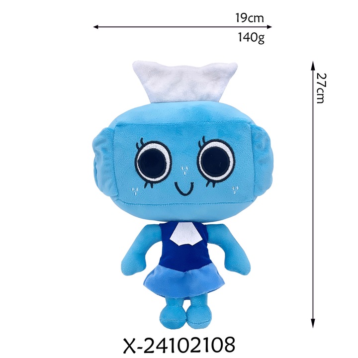 Jucarie de plus, cap mare albastru, 27x19cm