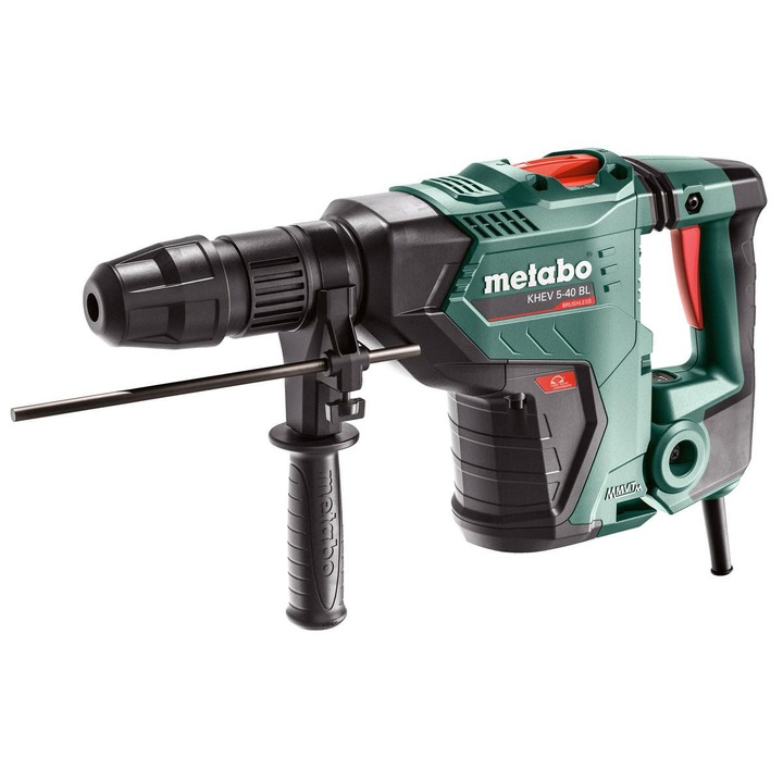 Rotopercutor Metabo KHEV 5-40 BL, 1150W, 8.7J, 8.3kg, 40mm, 6m cablu