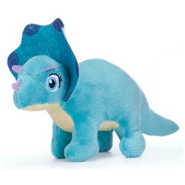 Jucarie de plus, Poshpaws, Dinozaur Mix, 15cm, multicolor, set 1 figurina