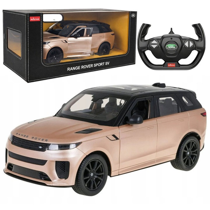 RC autó Rastar Range Rover Sport SV, arany, 34x15x13cm