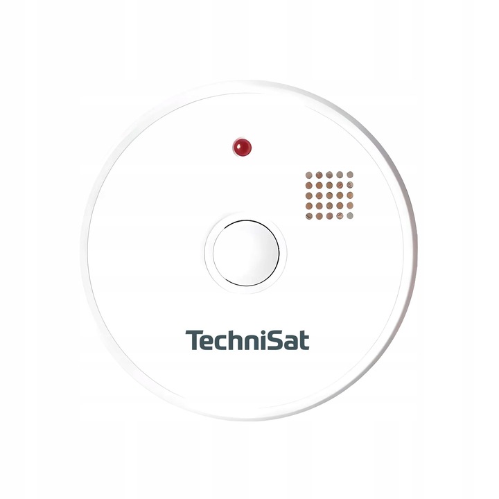 Detector de fum TechniSat Smoke Sensor 3, fotoelectric, alarm 85 dB, cu baterie 9 V, montaj pe tavan/ perete