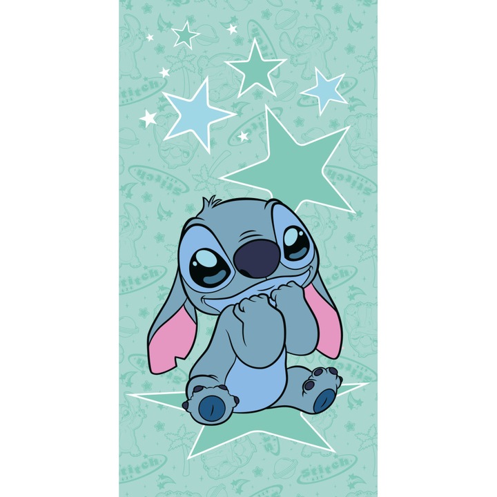 Prosop de baie Starstitch, prosop de plajă 70x140cm JavoliDisney Lilo and Stitch