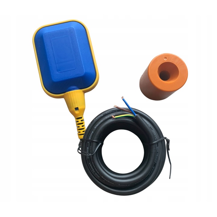 Lorac szivattyú úszókapcsoló, IP68, 125/250V, 10A, 5m kábel