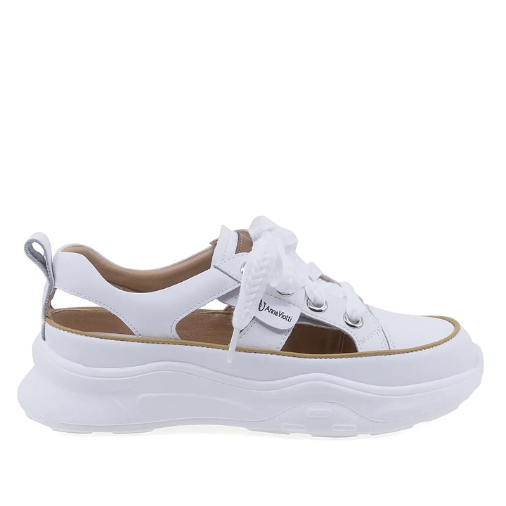 Pantofi dama, Anna Viotti, D106-23, Alb