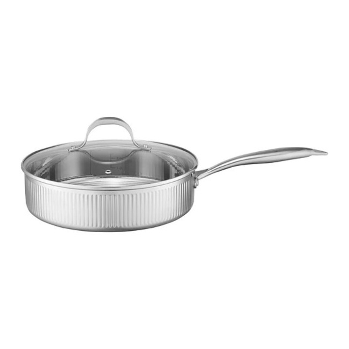 Ambition Curly serpenyő üveg fedővel 26 cm ind