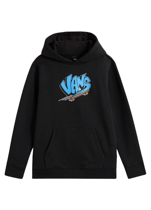 Детски суичър, Vans, SK8 K, свободна кройка, черен, удобна материя