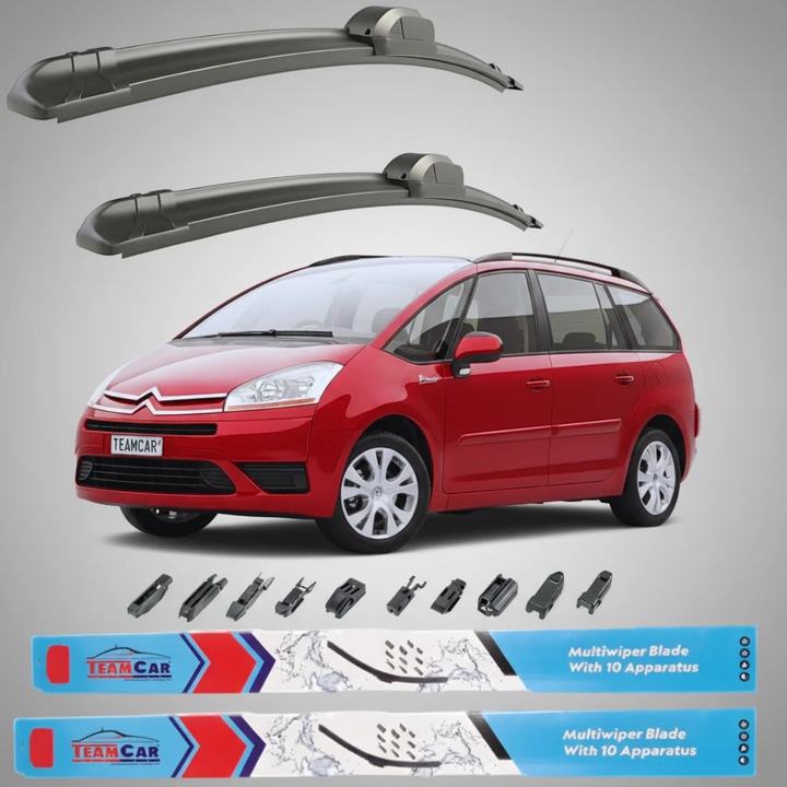 Stergatoare Citroen C4 Grand Picasso UA (2006–2008) Flat, Set fata – TeamCar®