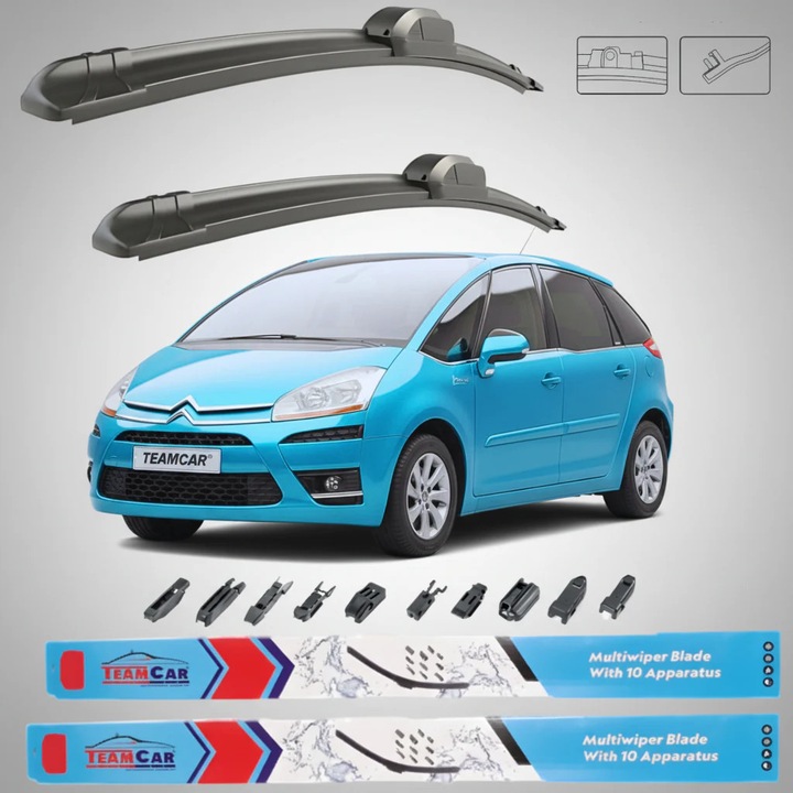Stergatoare Citroen C4 Picasso UD (2006–2008) Flat, Set fata – TeamCar®