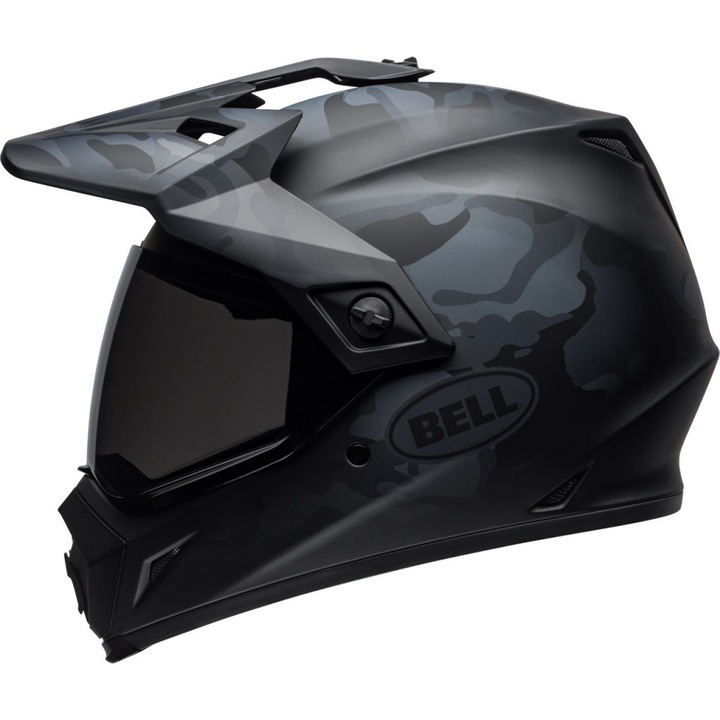 BELL MX-9 Adventure MIPS STEALTH CAMO matt fekete-terep szürke cross/enduro bukósisak